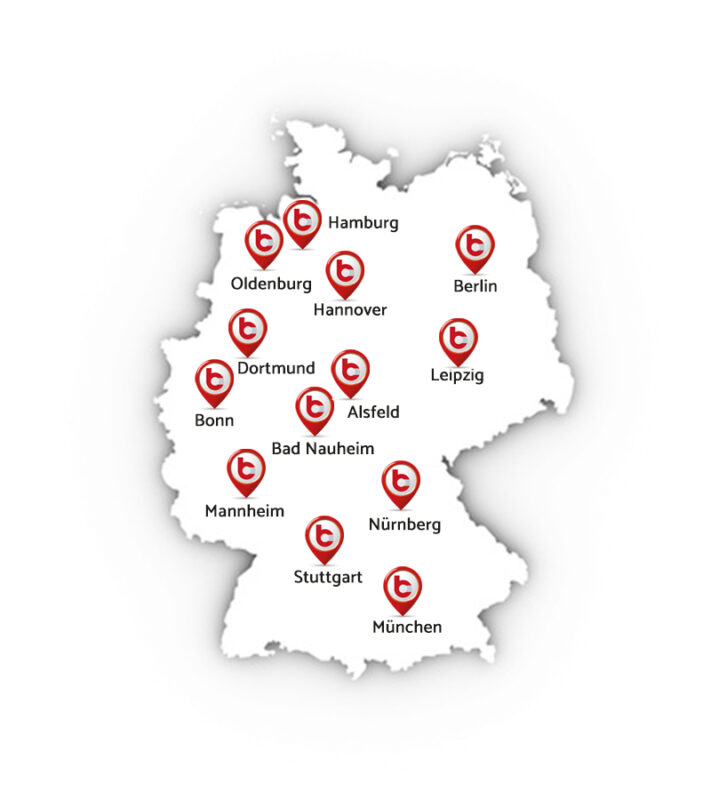 book2net Service Standorte