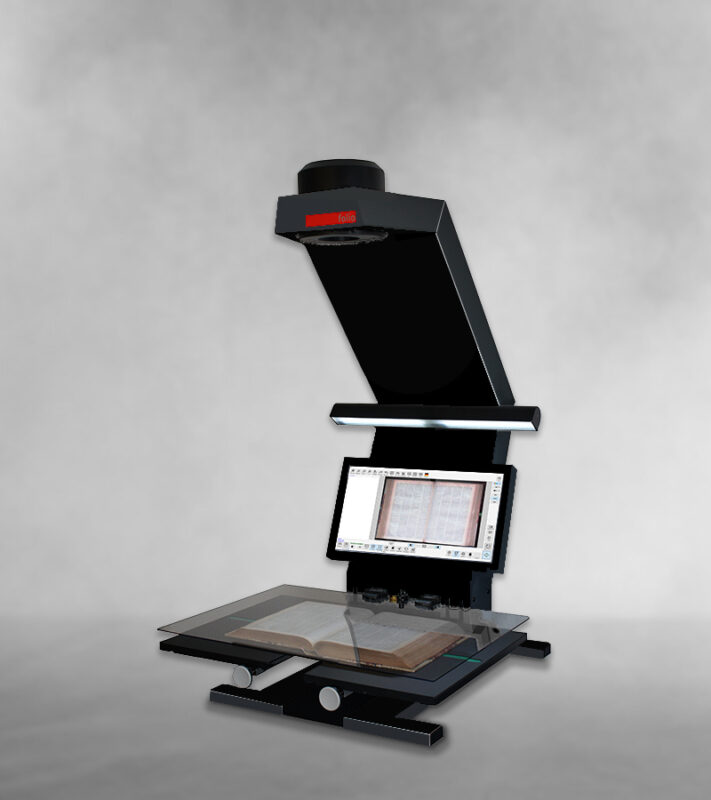 Folio A2 plus - scanner per libri oltre lo standard DIN
